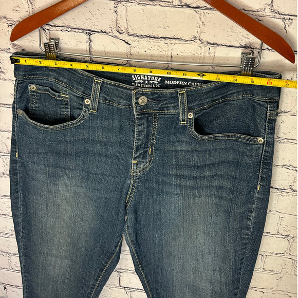 Signature Women's Straight Leg Jeans - Blue - Picture 3 of 4